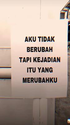 AKU TIDAK BERUBAH