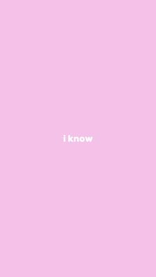 i know 🤭