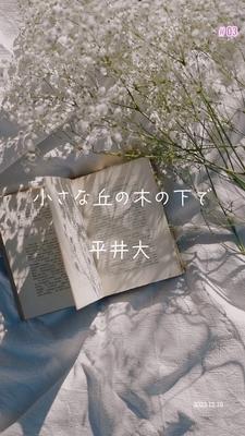 小さな丘の木の下で