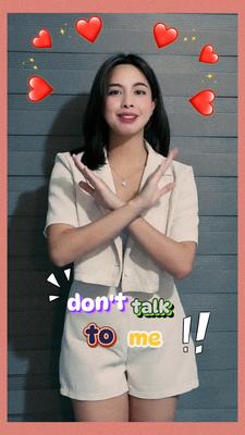 stop dont talk to me