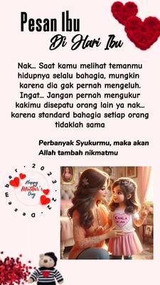 Pesan Ibu dihari ibu