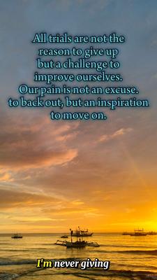 No Reason to Give Up
