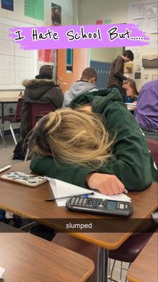 I hate school but…..