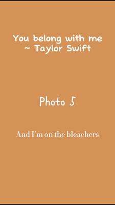 You belong with me 