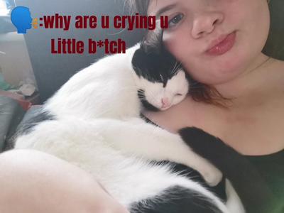 why are u crying 